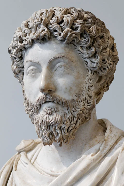 Marco Aurelio, autor do livro de filosofia Meditacoes. This file is licensed under the Creative Commons Attribution 2.5 Generic license.
