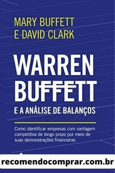 Capa do livro Warren Buffett e a análise de balanços, que é um dos livros sobre Buffett escritos pela nora do investidor.