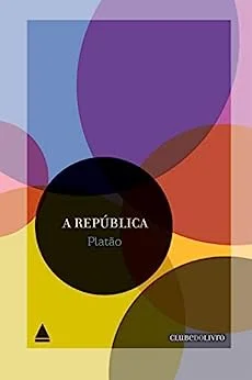 Capa do livro mais famoso de Platão, A República.