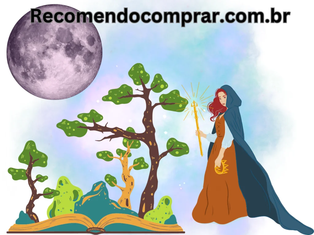 Ilustração para artigo sobre os melhores livros de fantasia brasileiros
