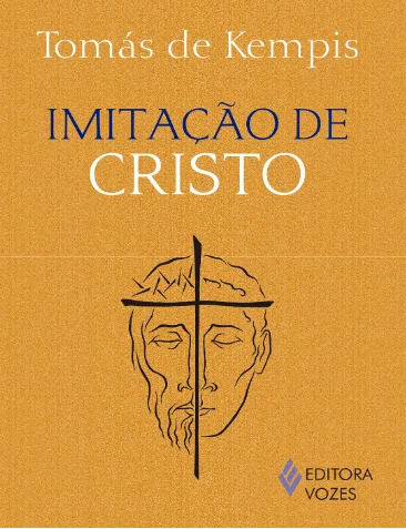 Capa do livro "Imitação de Cristo", de Tomas de Kempis.