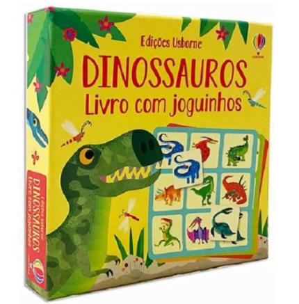 Capa do livro Dinossauros: Livro de joguinhos