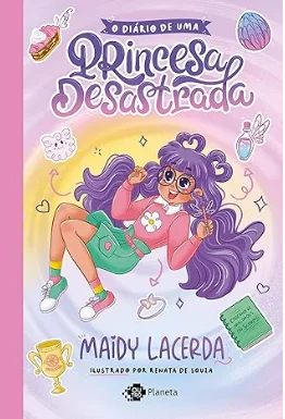 Capa do livro O Diário de Uma Princesa Desastrada, por Rosie Rushton
