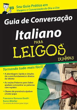 Capa do Guia de Conversação Italiano Para Leigos