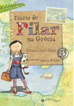 Capa de Diário de Pilar na Grécia, por Flávia Lins e Silva