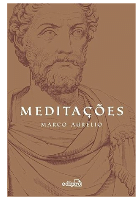 Capa do livro "Meditações de Marco Aurélio"