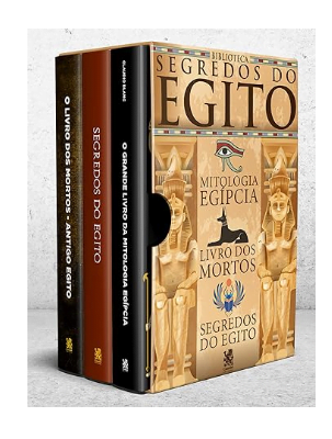 Box com 4 Livros "Segredos do Egito", por Editora Camelot