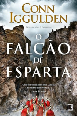 Capa do livro O Falcão de Esparta, por Conn Iggulden