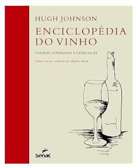 Capa de Enciclopédia do Vinho,
por Hugh Johnson.