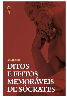 Capa de Ditos e Feitos Memoráveis de Sócrates, por Xenofonte.